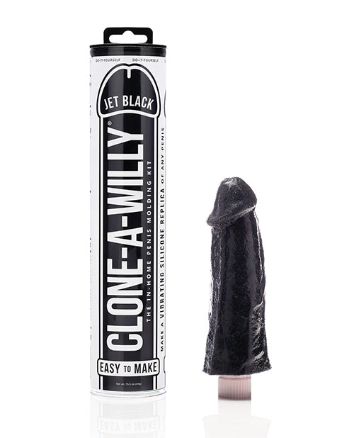 Clone-A-Willy Kit Vibrating Dildo | Jet Black Dildo | Realistic Dildo | DIY Big Dildo | Large Dildo