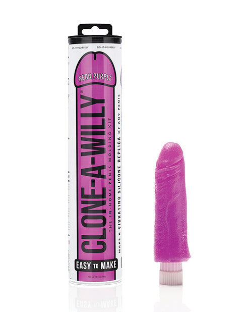 Clone-A-Willy Kit Vibrating Dildo | Neon Purple Dildo | DIY Realistic Dildo | DIY Big Dildo | Large Dildo