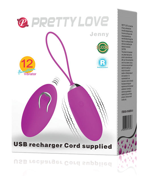 Pretty Love Jenny Remote Control Bullet Vibe - Fuchsia