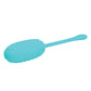 Pretty Love Kirk Liquid Silicone Remote Egg - Turquoise