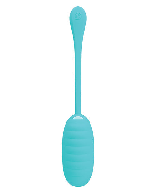 Pretty Love Kirk Liquid Silicone Remote Egg - Turquoise