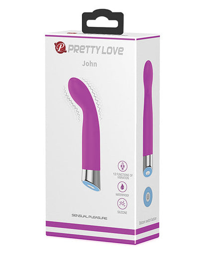 Pretty Love John Mini G-Spot Vibrator - Fuchsia