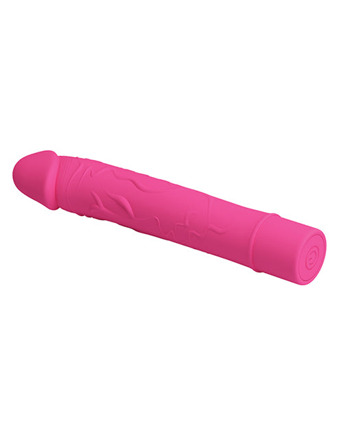 Pretty Love Vic G-Spot Vibrating Dildo - Magenta