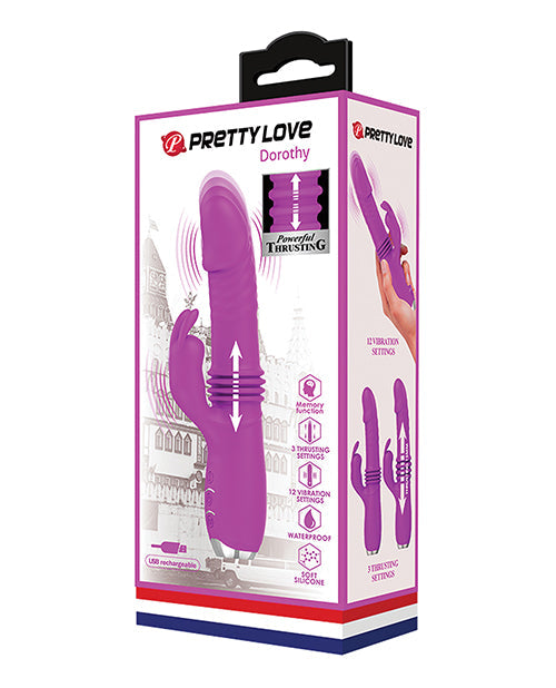 Pretty Love G Spot Vibrator | Dorothy Thrusting Vibrator | Fuchsia Rabbit Vibrator | Best Vibrator for Women