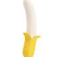 Pretty Love Banana Geek Thrusting Vibrator - Yellow