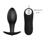 Pretty Love Vibrating Bulb Shaped Butt Plug - Black