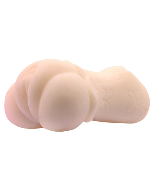 Crazy Bull No Lube Realistic Vagina Masturbator Sleeve - Ivory