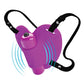 Pretty Love Heartbeat Strap On Clitoral Massager - Fuchsia