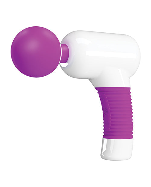 Pretty Love Super Power Fun Gun Massager - White/Fuchsia