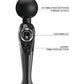 Pretty Love Skylar LED Digital Dsply Wand - Black