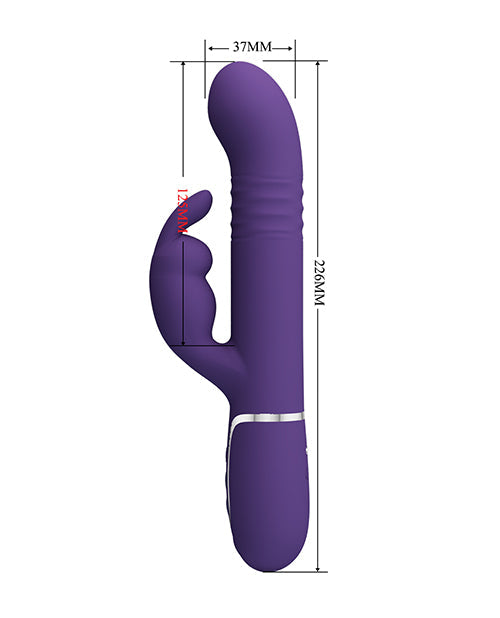 Pretty Love Rabbit Vibrator | Twinkled Tenderness Coale Thrusting Vibrator | Purple Clit Vibrator