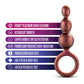 Blush Anal Adventures Matrix Beaded Loop Plug - Copper