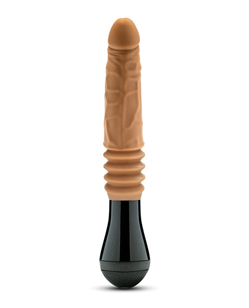 Blush Dr. Skin Silicone Dr. Arthur Thrusting Gyrating Vibrating Dildo - Tan