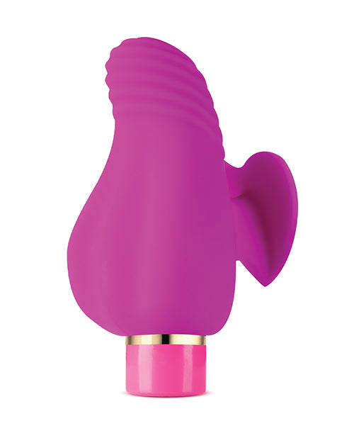 Blush Aria Finger Vibrator | Erotic AF Best Vibrator for Women | 5-Speed Plum Small Vibrator