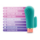 Blush Aria Finger Vibrator | Sensual AF Best Vibrator for Women | 10-Speed Teal Small Vibrator