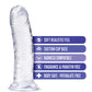 Blush B Yours Plus Realistic Dildo | 8" Big Dildo | Clear Suction Cup Dildo