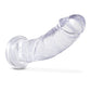 Blush B Yours Plus Realistic Dildo | 8" Big Dildo | Clear Suction Cup Dildo