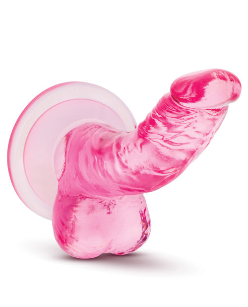 Blush Naturally Large Dildo | 4" Big Dildo | Mini Pink Suction Cup Dildo | Best Dildo