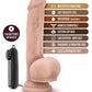 Blush Dr Jay Vibrating Dildo | 8.75" Big Dildo | Vanilla Suction Cup Dildo