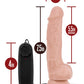 Blush Dr Tim Vibrating Dildo | 7.5" Big Dildo | Vanilla Suction Cup Dildo