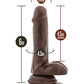 Blush Large Dildo | Top Gun 6" Big Black Dildo | Chocolate Suction Cup Dildo | Best Dildo