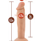 Blush 6" Big Dildo | Vanilla Large Dildo | Flesh Suction Cup Dildo | Best Dildo