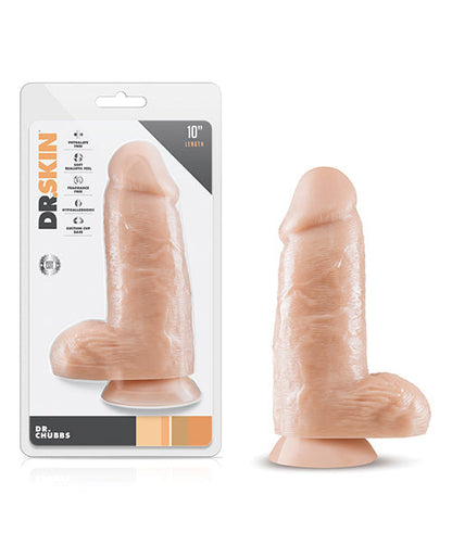 Blush Dr Skin Realistic Dildo | Chubbs Thick Dildo | Flesh Suction Cup Dildo