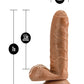 Blush Large Dildo | Derek the Bartender Big Dildo | Mocha Suction Cup Dildo | Best Dildo