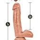 Blush Coverboy 7-Inch Big Dildo | Kingpin Realistic Dildo | Latin Large Dildo | Suction Cup Dildo