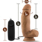 Blush Coverboy 7" Big Dildo | MMA Fighter Vibrating Dildo | Mocha Realistic Dildo | Body-Safe