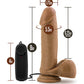 Blush Vibrating Dildo | Soccer Champ 8" Big Dildo | Mocha Suction Cup Dildo