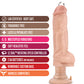 Blush Pierced Vibrating Dildo | Bad Boy Big Dildo | Beige Suction Cup Dildo