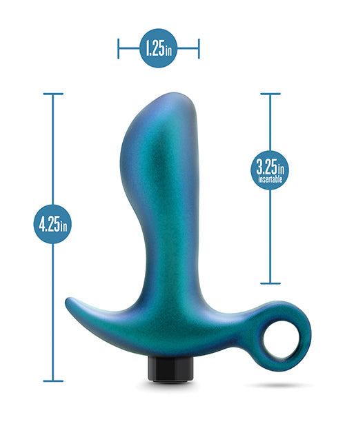 Blush Anal Adventures Matrix Teleportation Plug - Lunar Blue