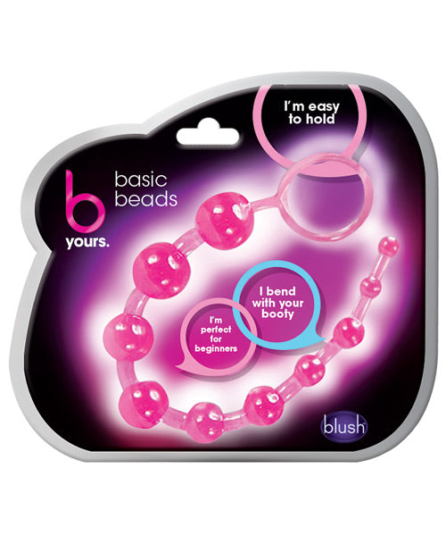 Blush B Yours Basic Anal Beads - Pink