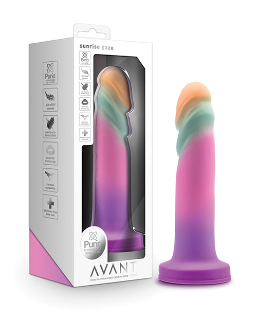 Blush Avant Sunrise Gaze Big Dildo | Silicone Dildo | Sherbet Suction Cup Dildo