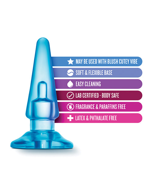 Blush B Yours Basic Anal Plug - Blue