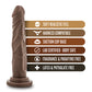 Blush Large Dildo | 7.5" Big Black Dildo | Chocolate Suction Cup Dildo | Best Dildo