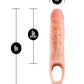 Blush Performance 9" Cock Sheath Penis Extender - Flesh