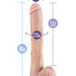 Blush Daddy Giant Dildo | 14" Big Dildo | Vanilla Suction Cup Dildo Dual Density