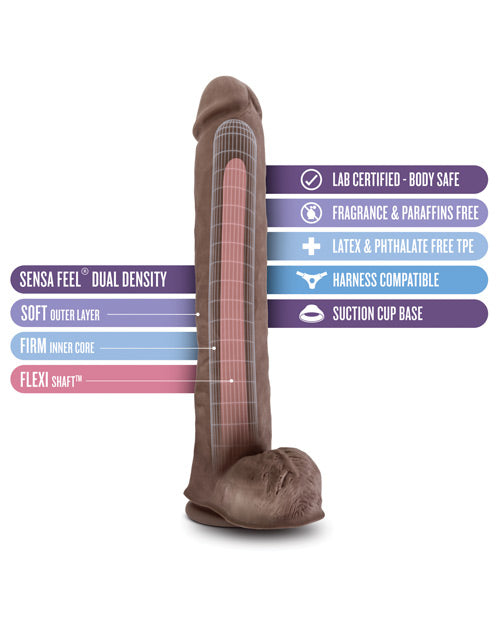 Daddy Giant Dildo | 14-Inch Suction Cup Dildo | Chocolate Big Dildo