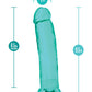 Blush Realistic Dildo | 9" Big Dildo | Thrill n Drill Teal Suction Cup Dildo