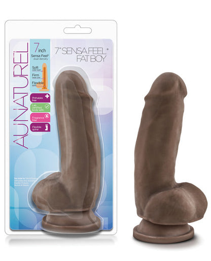 Blush 7" Big Dildo | Fat Boy Chocolate Big Black Dildo | Suction Cup Dildo