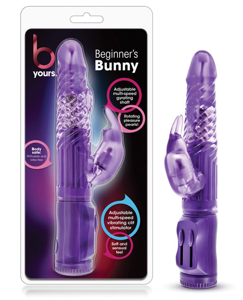 Blush B Yours Rabbit Vibrator | Beginner Bunny G Spot Vibrator | Purple Clit Vibrator | Best Vibrator for Women