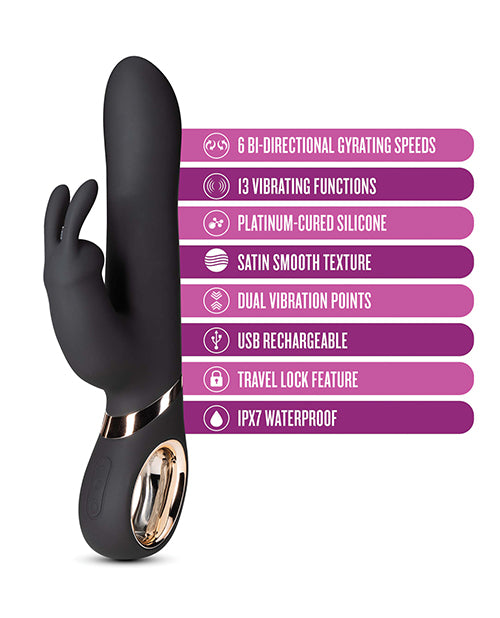 Blush Victoria G Spot Vibrator | Black Rabbit Vibrator | 13-Function Clit Vibrator | Best Vibrator for Women