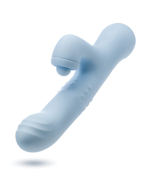 Blush Devin G-Spot Vibrator | Blue Clit Vibrator | 10-Function Rabbit Vibrator | Best Vibrator for Women