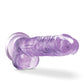 Blush Large Dildo | 7" Big Dildo | Crystalline Amethyst Suction Cup Dildo | Best Dildo