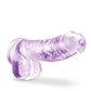 Blush Large Dildo | 6" Big Dildo | Crystalline Amethyst Suction Cup Dildo | Best Dildo