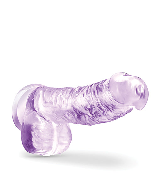 Blush Large Dildo | 6" Big Dildo | Crystalline Amethyst Suction Cup Dildo | Best Dildo