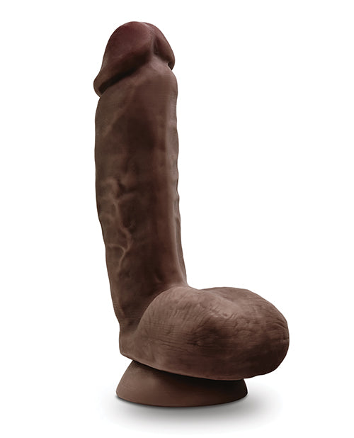 Blush 8.5" Big Black Dildo | Self Lubricating Chocolate Suction Cup Dildo