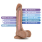 Blush Au Naturel 8.5" Big Dildo | Mr Perfect Realistic Dildo | Flexible Mocha Large Dildo